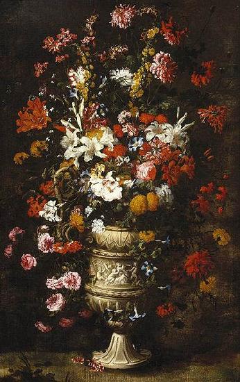 unknow artist Flowers in a Figured Vase oil painting image